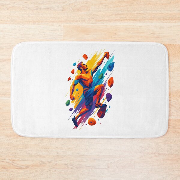 Item preview, Bouldering, climbing power, abstract, geometric, cool gift designed and sold by Pineapple-Tree.