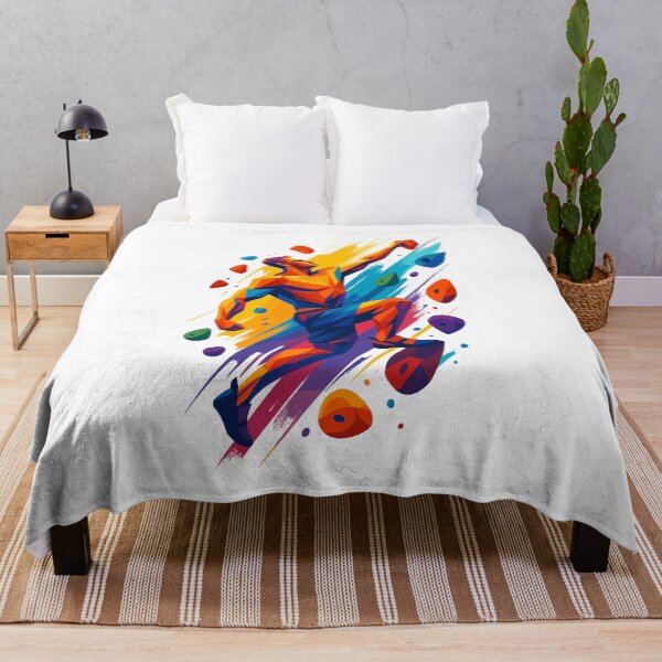 Item preview, Bouldering, climbing power, abstract, geometric, cool gift designed and sold by Pineapple-Tree.