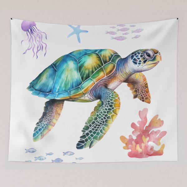 Item preview, Ocean Vibe Turtle designed and sold by GrifonJ.