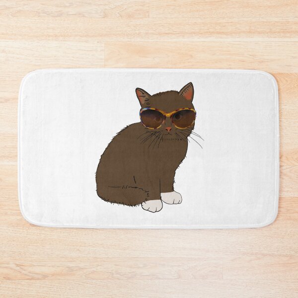 Item preview, Cat wearing sunglasses | Home is where your cat is | Cats | Cat Lover | Gift for Cat Owner designed and sold by Lindsay Marie Patterns.