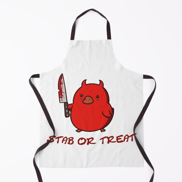Item preview, Evil Duck Bloody Knife Stab or Treat designed and sold by Gkinoki.