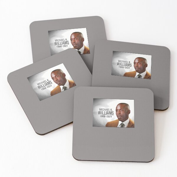Item preview, OMAR LITTLE MICHAEL K WILLIAMS STICKERS designed and sold by WolfMullerd.