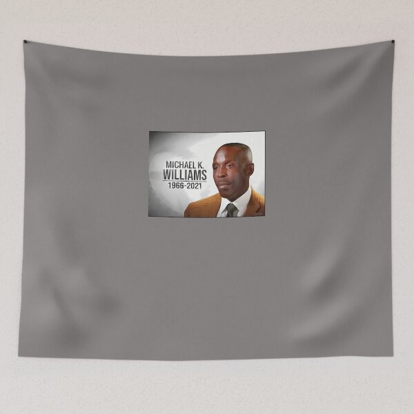 Item preview, OMAR LITTLE MICHAEL K WILLIAMS STICKERS designed and sold by WolfMullerd.