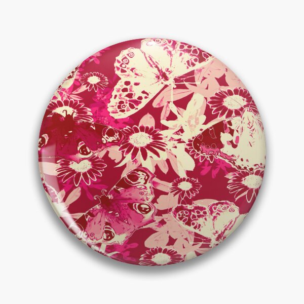 Item preview, Butterflies & Daisies Delight pink designed and sold by Printfantasia .