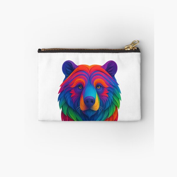 Item preview, Colorful Paper-Cut Bear | Our Best Friends Collection designed and sold by CaesarFraterX.