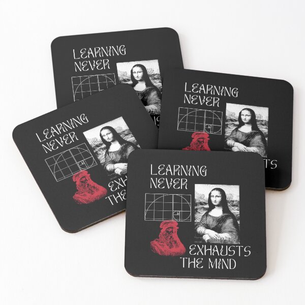 Item preview, Leonardo Da Vinci Quote vaporwave cool graphic design designed and sold by Robobonez.