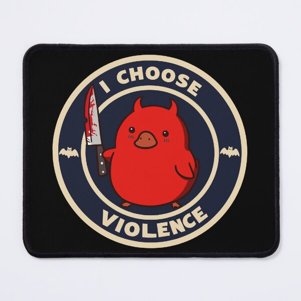 Item preview, Evil Duck Bloody Knife I Choose Violence designed and sold by Gkinoki.