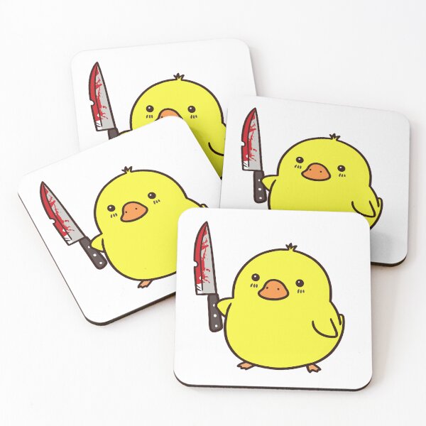 Item preview, Cute Duck Bloody Knife designed and sold by Gkinoki.