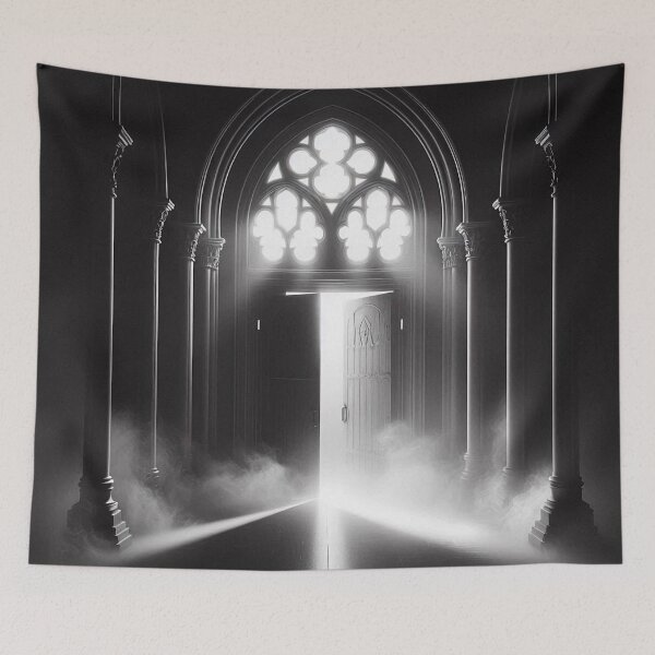 Item preview, Enchanted Gothic Relics – Seamless Occult Line Art Pattern designed and sold by Roberta Calabrese.
