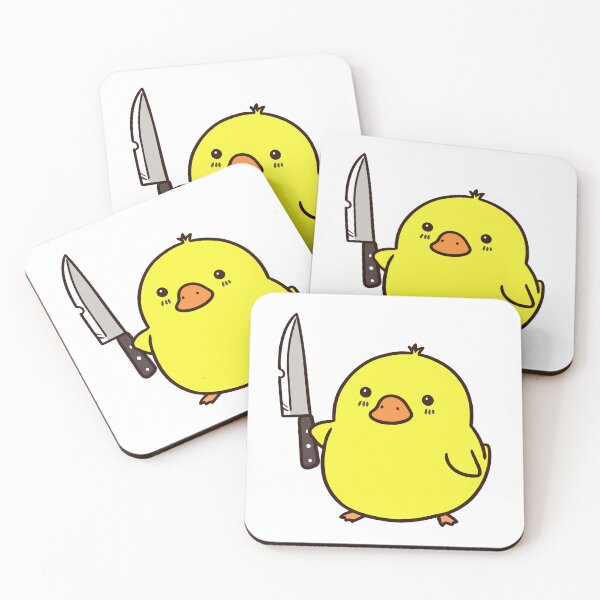Item preview, Cute Duck With Knife designed and sold by Gkinoki.
