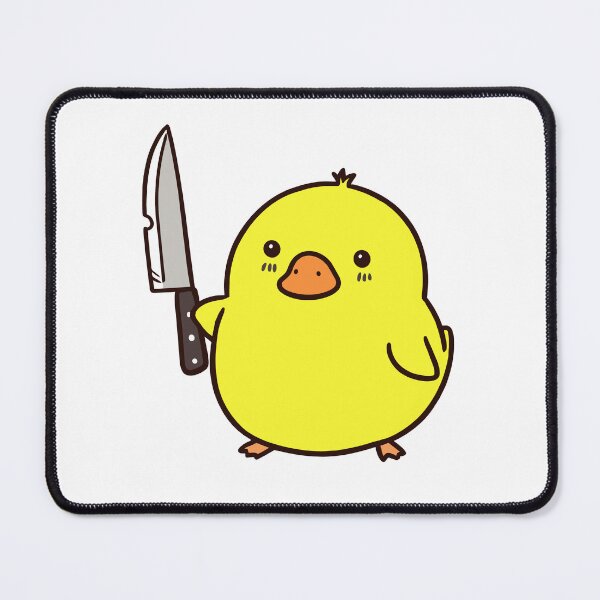 Item preview, Cute Duck With Knife designed and sold by Gkinoki.