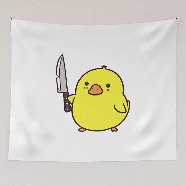 Item preview, Cute Duck With Knife designed and sold by Gkinoki.
