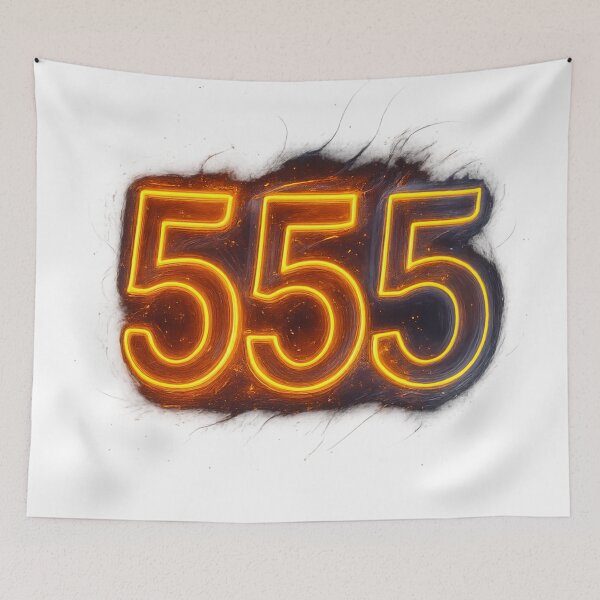 Item preview, Mystic Angel Number 555 Glowing Design designed and sold by HiteshArt111.