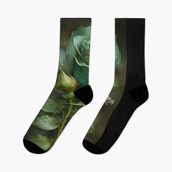 Item preview, Verdant Veil: The Alchemy of a Green Rose designed and sold by bloorose.