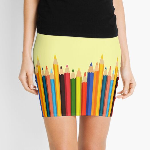 Pencils Mini Skirt