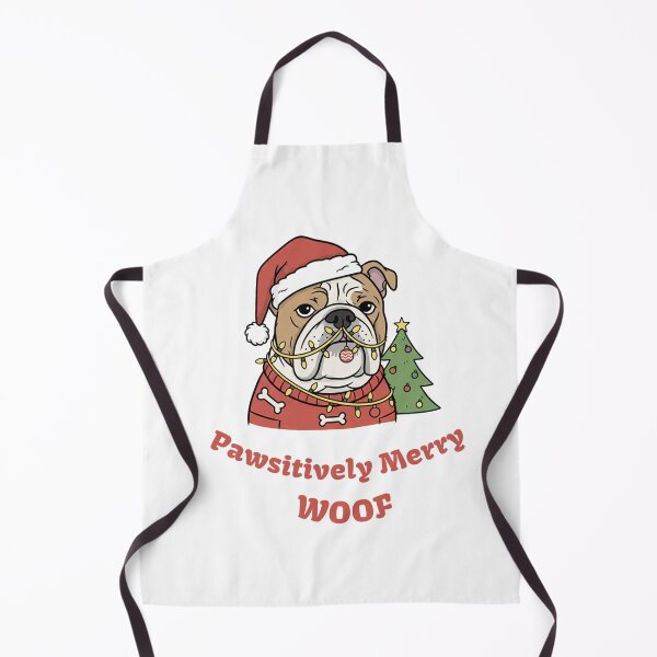 Item preview, Pawsitively Merry WOOF! Cute Bulldog Christmas Lights designed and sold by KariKreatives.