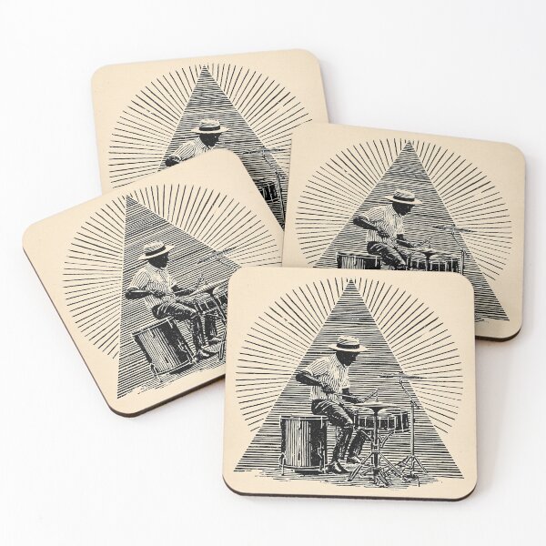 Item preview, Vintage jazz Drummer in Dynamic Motion designed and sold by lautir.