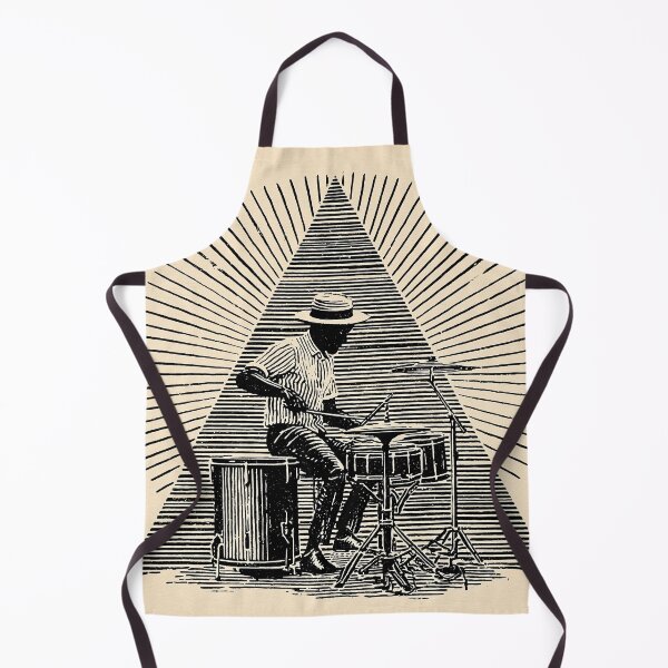 Item preview, Vintage jazz Drummer in Dynamic Motion designed and sold by lautir.