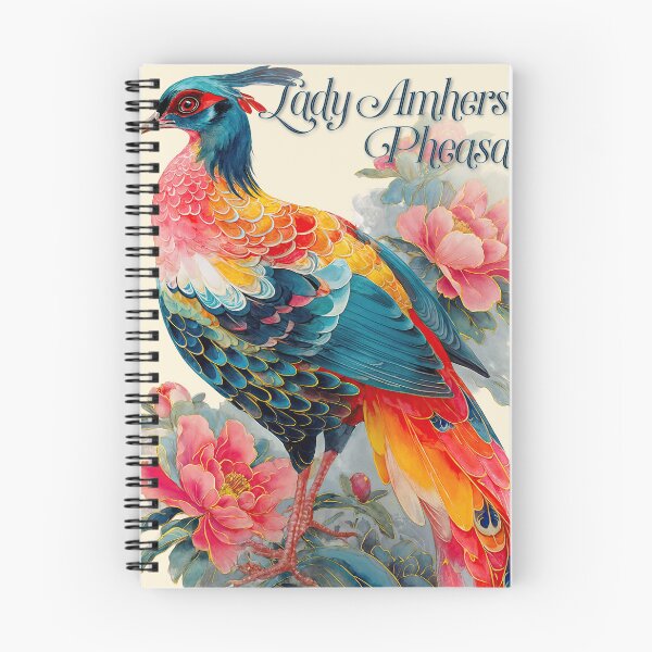 Item preview, Feathers and Peonies: The Majesty of Lady Amherst’s Pheasant designed and sold by ForeverPrintsOK.