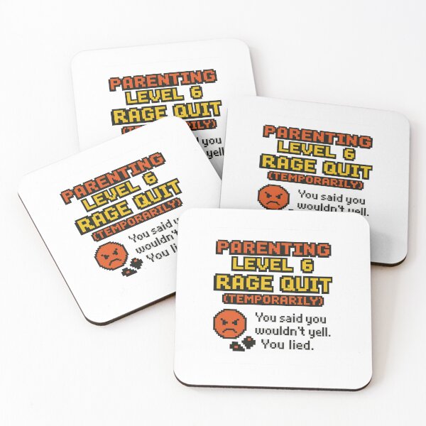 Item preview, Parenting Level 6: Rage Quit (temporarily) designed and sold by SarcasticParenting.