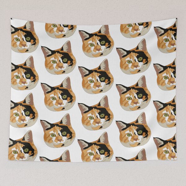 Item preview, Calico tabby cat designed and sold by LeahcarsArt.