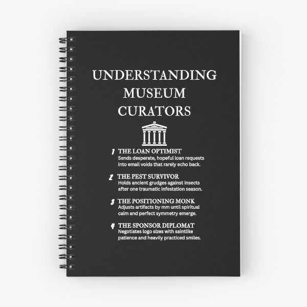 Item preview, Museum Curator Jobs – Hilarious Curator Personality Types – Black designed and sold by PsyFlow35.