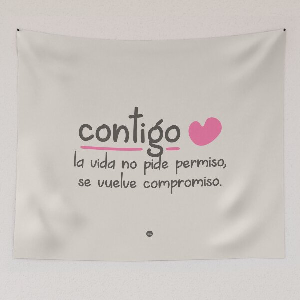 Item preview, With you, life doesn't ask for permission, it becomes a commitment (fc) I designed and sold by XUSRedbubble.