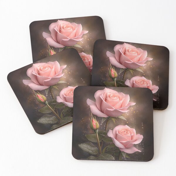 Item preview, Blush in Shadow: A Rose’s Quiet Radiance designed and sold by bloorose.