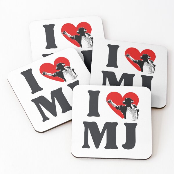 Item preview, I Heart MJ Graphic design black red white designed and sold by Robobonez.