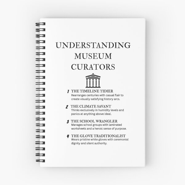 Item preview, Funny Curator Design – Understanding Museum Experts designed and sold by PsyFlow35.