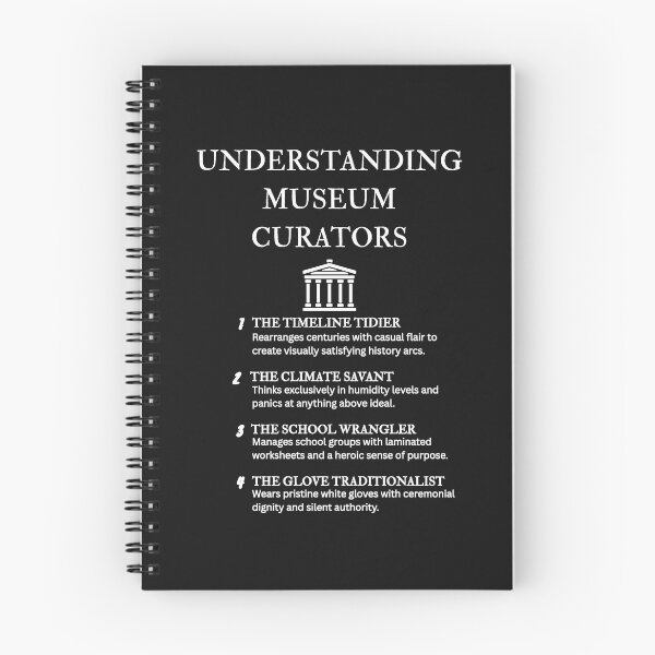 Item preview, Funny Curator Design – Understanding Museum Experts – Black designed and sold by PsyFlow35.
