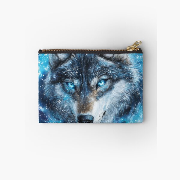 Item preview, Mystic Ice Wolf in Cosmic Snowstorm designed and sold by Daagath.