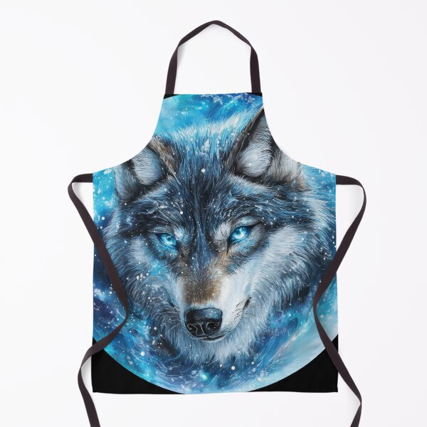 Item preview, Mystic Ice Wolf in Cosmic Snowstorm designed and sold by Daagath.