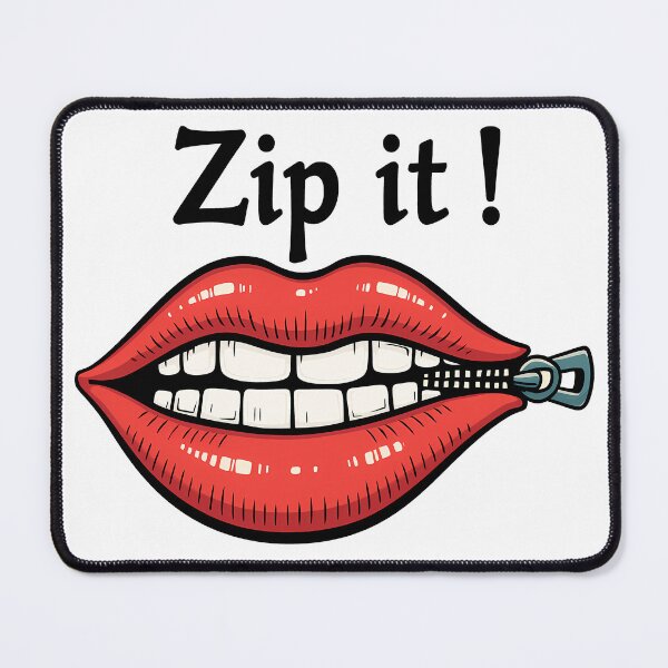 Item preview, Zip It Lips designed and sold by DariusZD.
