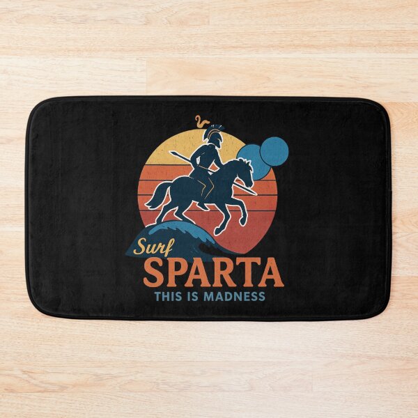 Item preview, Surf Sparta – This Is Madness Retro Warrior Design designed and sold by ArtVoyageShop.