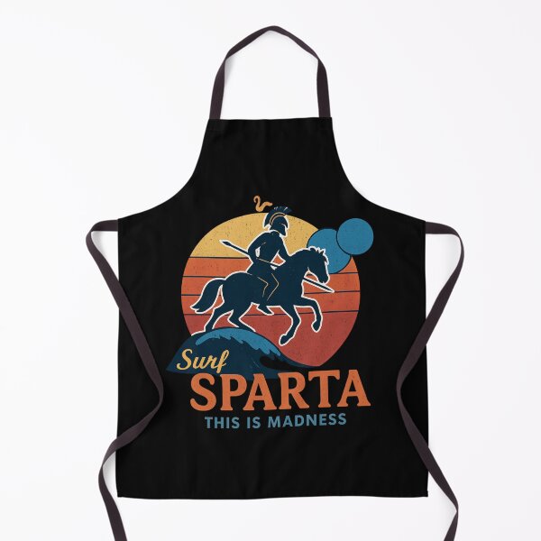 Item preview, Surf Sparta – This Is Madness Retro Warrior Design designed and sold by ArtVoyageShop.