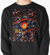 Mankind - Abstract Painting (orange blue design) Pullover