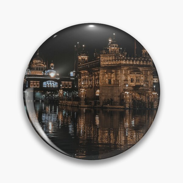 Item preview, Golden Temple Amritsar Night Reflection Photography designed and sold by OldTownKid.