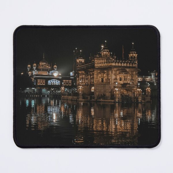 Item preview, Golden Temple Amritsar Night Reflection Photography designed and sold by OldTownKid.
