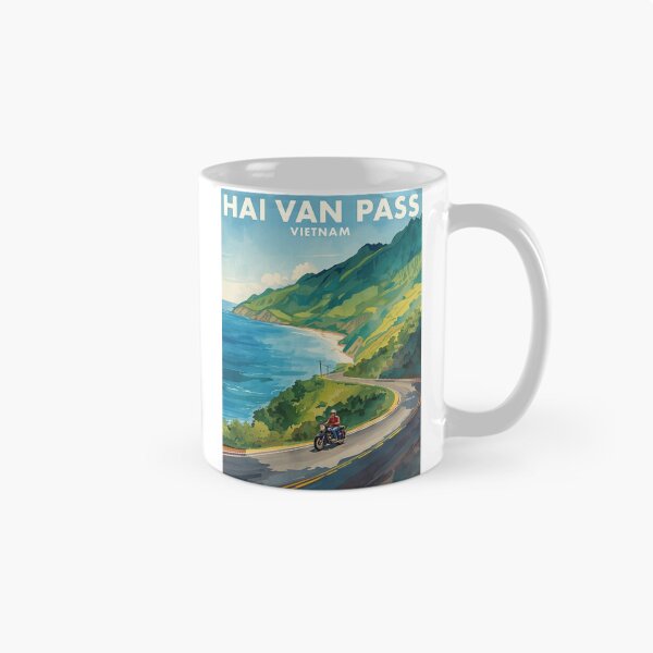 Item preview, Hai Van Pass Poster, Vietnam Wall Art, Da Nang designed and sold by Bits & Bops Boutique.
