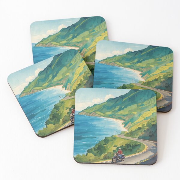 Item preview, Hai Van Pass Poster, Vietnam Wall Art, Da Nang designed and sold by Bits & Bops Boutique.