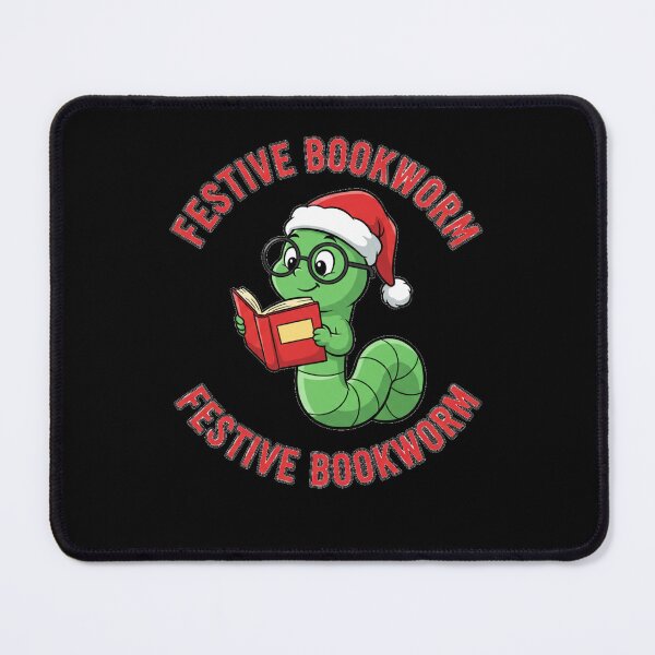 Item preview, Festive Bookworm Funny Christmas Reading Lover Gift designed and sold by ShirtieSize.