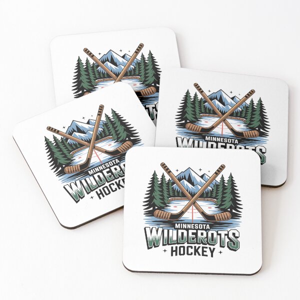Item preview, Minnesota Wilderots Hockey Inspired Design – Vintage Ice Rink Sports Artwork designed and sold by Zvex_01.