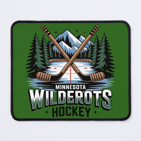 Item preview, Minnesota Wilderots Hockey Inspired Design – Vintage Ice Rink Sports Artwork designed and sold by Zvex_01.