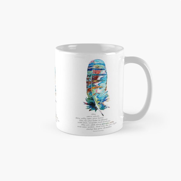 Item preview, Warm Blessings Colorful Feather Art designed and sold by Sharon Cummings Art.