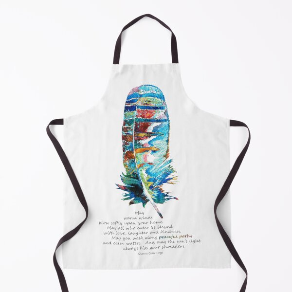 Item preview, Warm Blessings Colorful Feather Art designed and sold by Sharon Cummings Art.