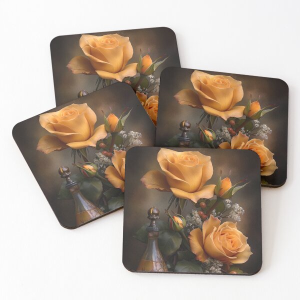Item preview, Golden Infusion: A Blooming Stillness designed and sold by bloorose.