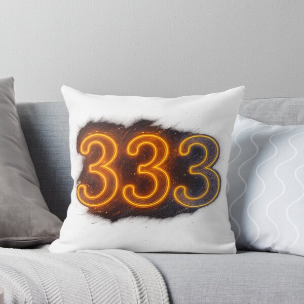 Item preview, Mystic Neon Angel Number 333 Glow designed and sold by HiteshArt111.