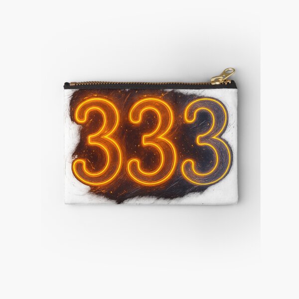 Item preview, Mystic Neon Angel Number 333 Glow designed and sold by HiteshArt111.