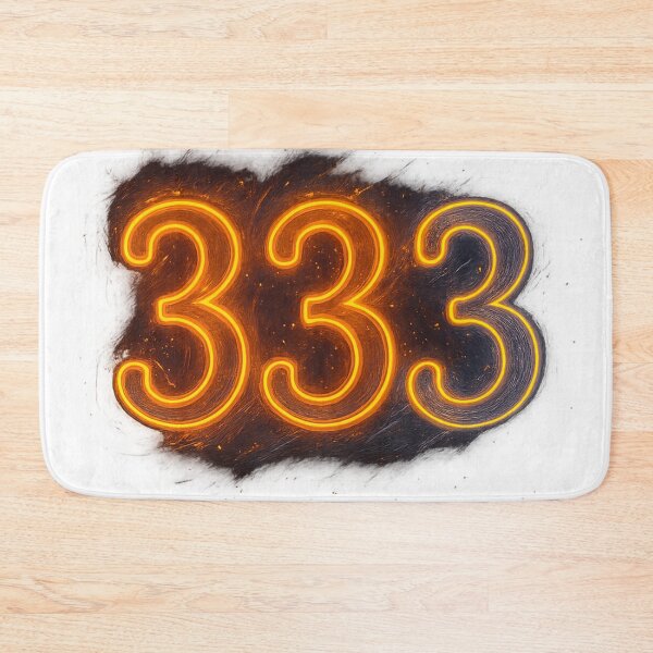 Item preview, Mystic Neon Angel Number 333 Glow designed and sold by HiteshArt111.